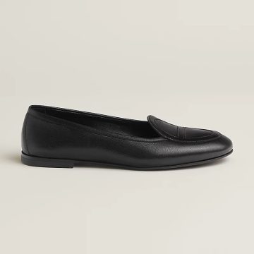 HERMES Julia Black Loafers