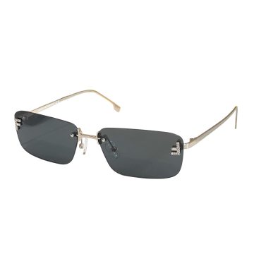 Fendi square frame glasses black silver/black gold/blue/orange/yellow/grey gold/tawny/brown/mirrored yellow color Size 145口0-142