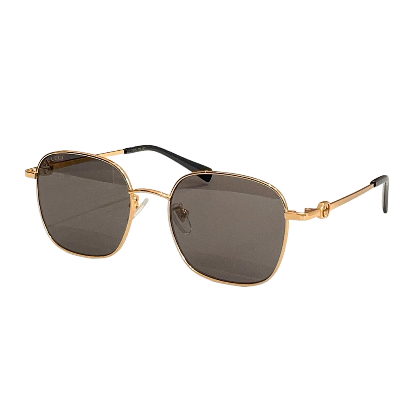 Gucci square frame glasses gold leopard/silver black/rose gold/brown rose gold/scarlet silver/brown leopard/grey silver/black gold color Size 52口19-145 - 图片 8