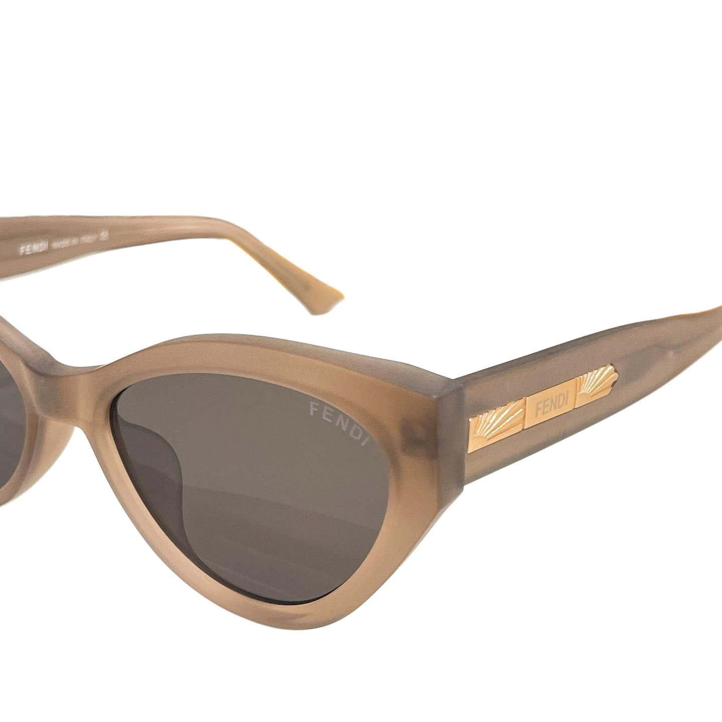 Fendi Cat Eye glasses nude/grey/burgundy/black color Size 54口18-148 - 图片 2