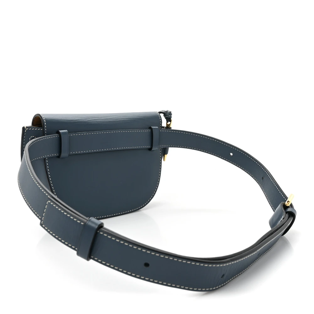 Loewe Gate Belt Bag Mini Steel Blue Calfskin Leather - 图片 3