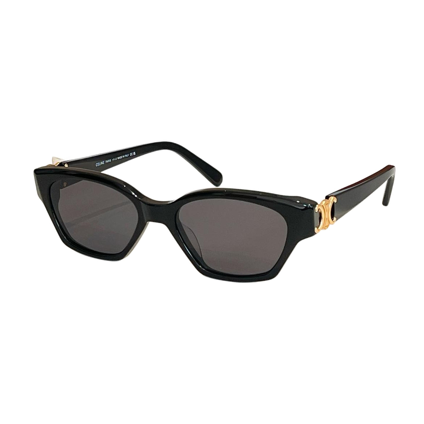 Celine Wrap glasses black silver/tawny/leopard/black gold/grey gold/brown gold color Size 55口18-145 - 图片 5