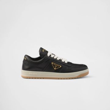 PRADA Black leather sneakers