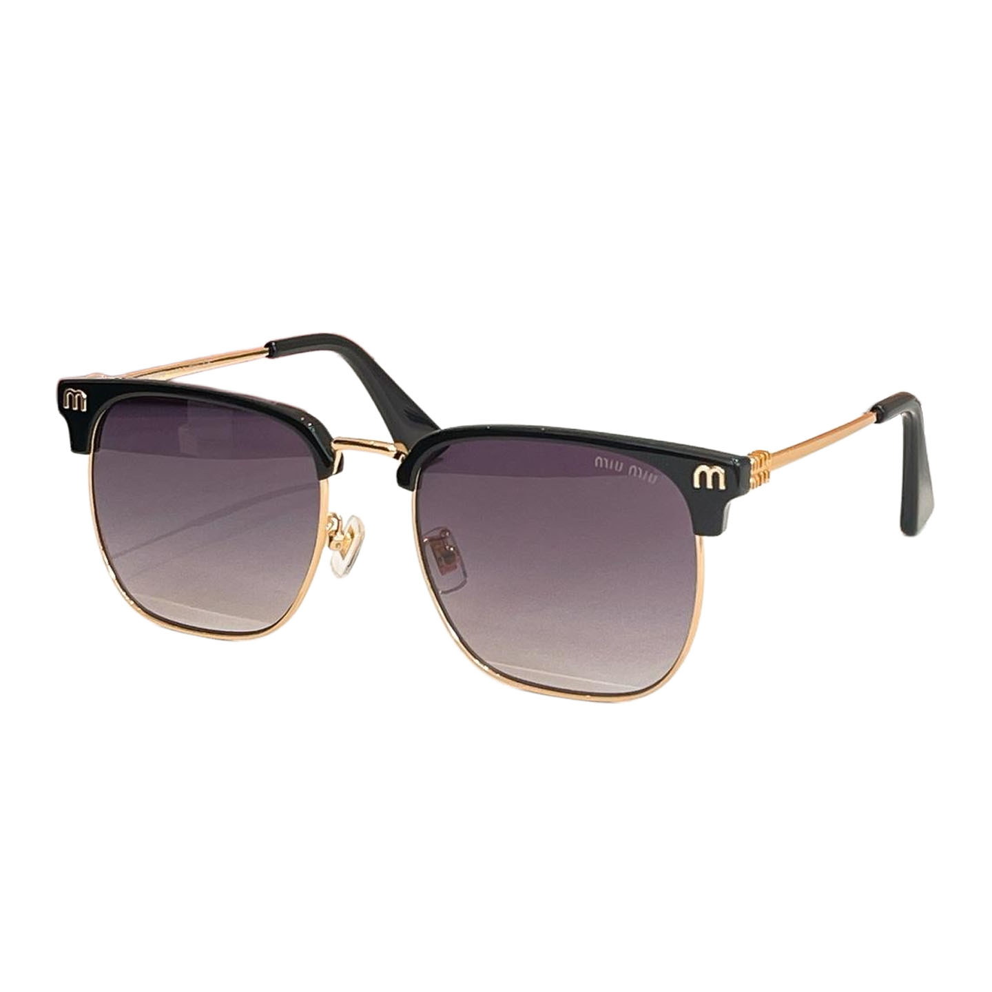 Miu Miu Clubmaster glasses leopard green/leopard brown/purple gold/purple silver/black/grey color Size 54口20-145 - 图片 4