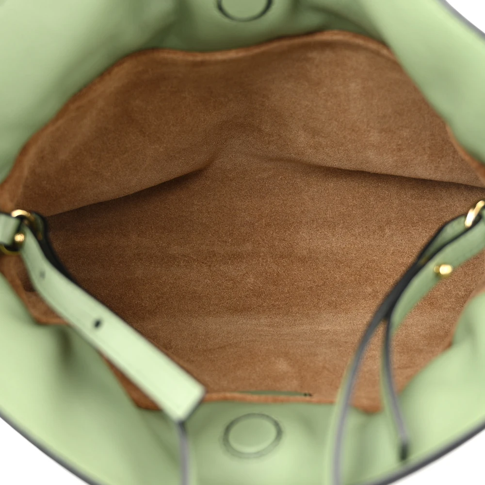 Loewe Flamenco Knot Bag Mini Avocado Calfskin Leather - 图片 7