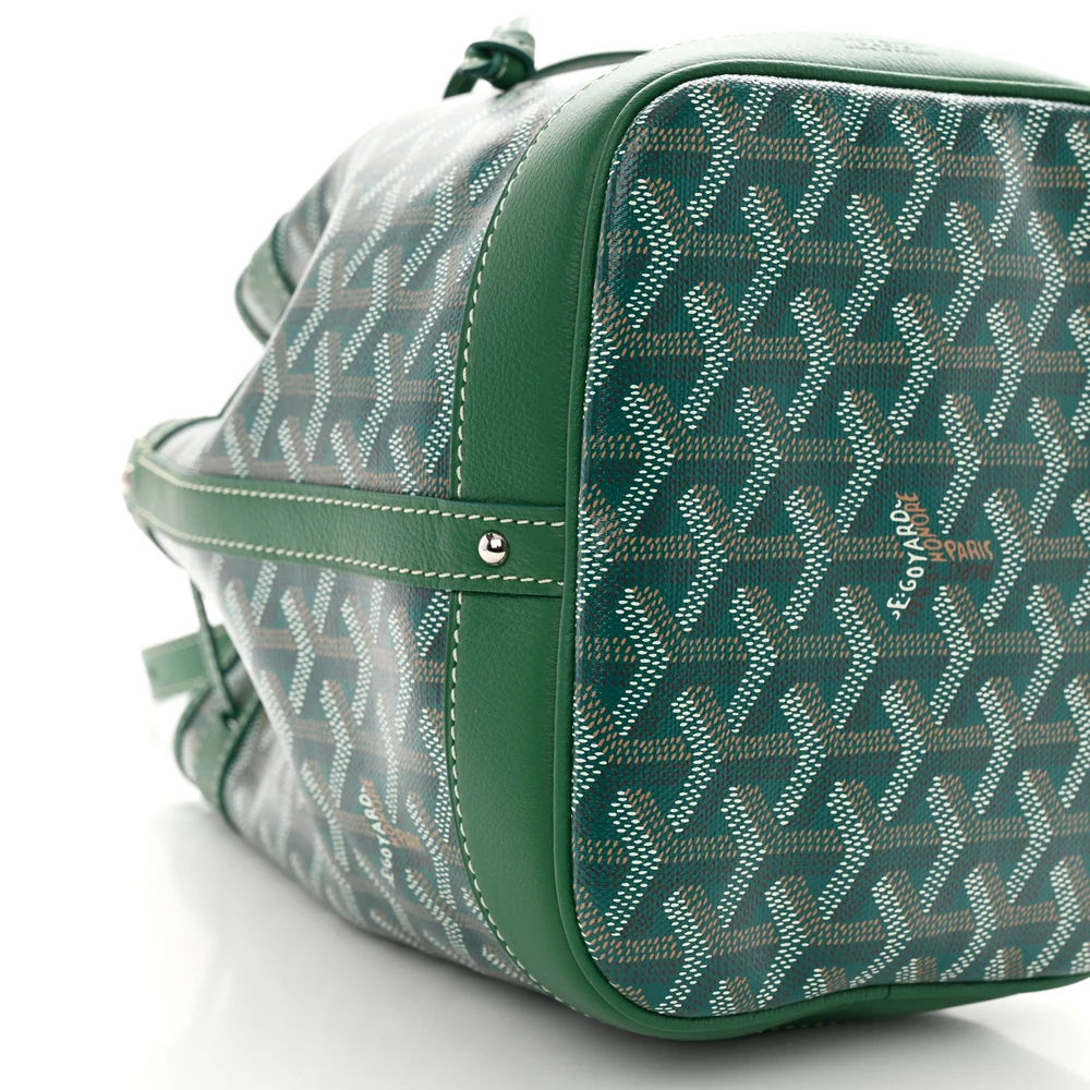 Goyard Petit Flot Bucket Bag PM Green Goyardine Canvas - 图片 4