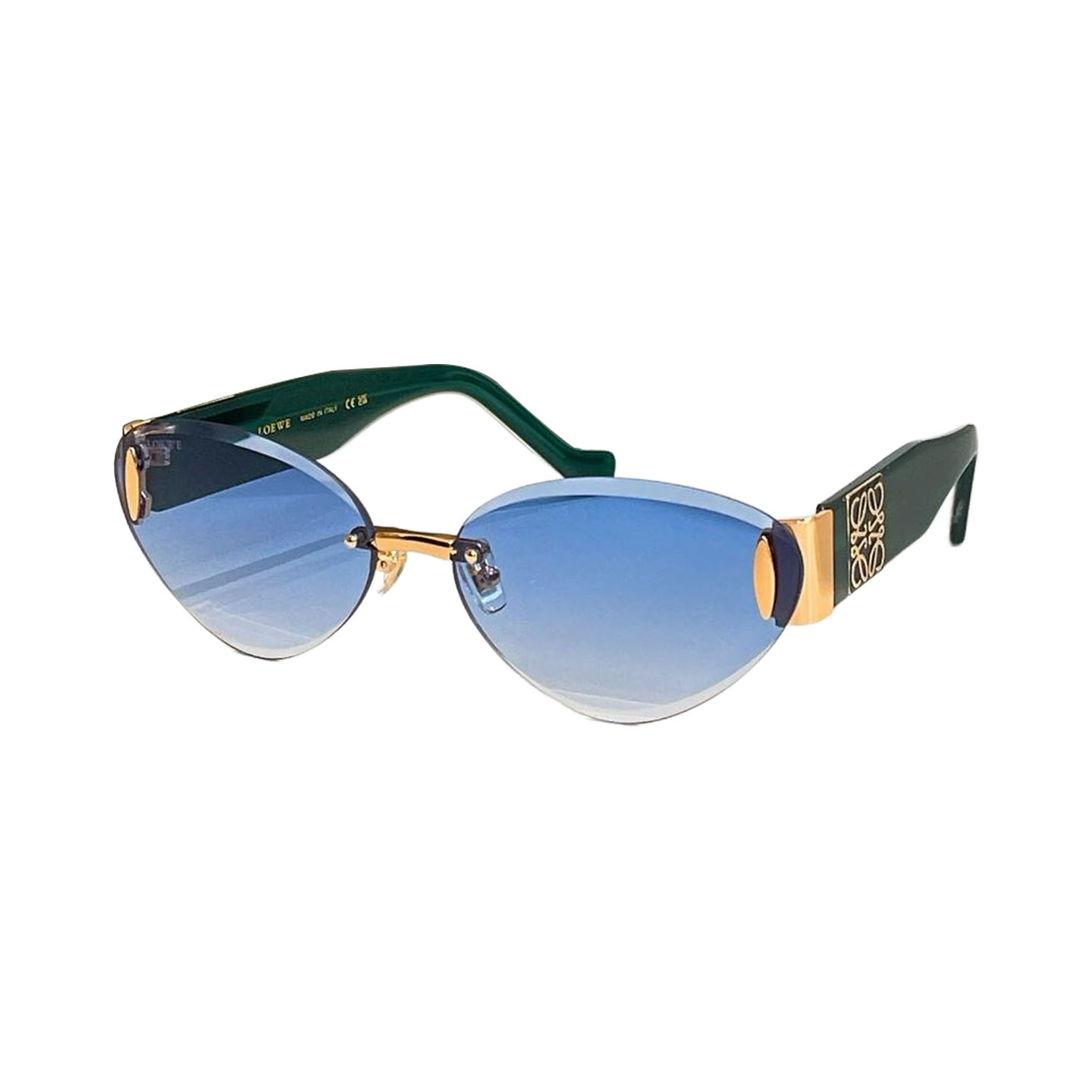 Loewe glasses blue/black/eggplant/leopard brown/purple white color Size 65口15-140