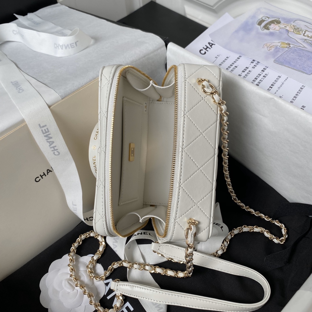 Chanel Camera bag white/black/red/milk tea color Crossbody Bags - 图片 9