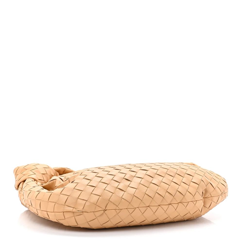 Bottega Veneta Maxi Intrecciato Teen Jodie Hobo Almond Nappa Leather - 图片 6