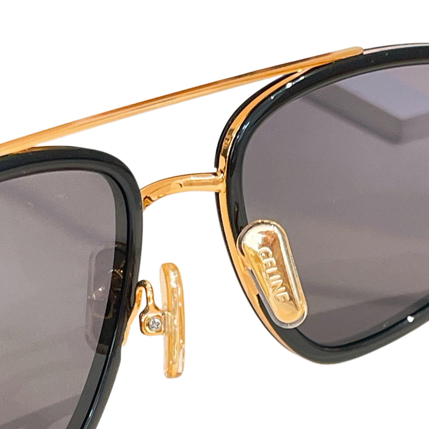 Celine glasses black gold/black/black silver/leopard/green black/blue green color Size 54口21-145 - 图片 2