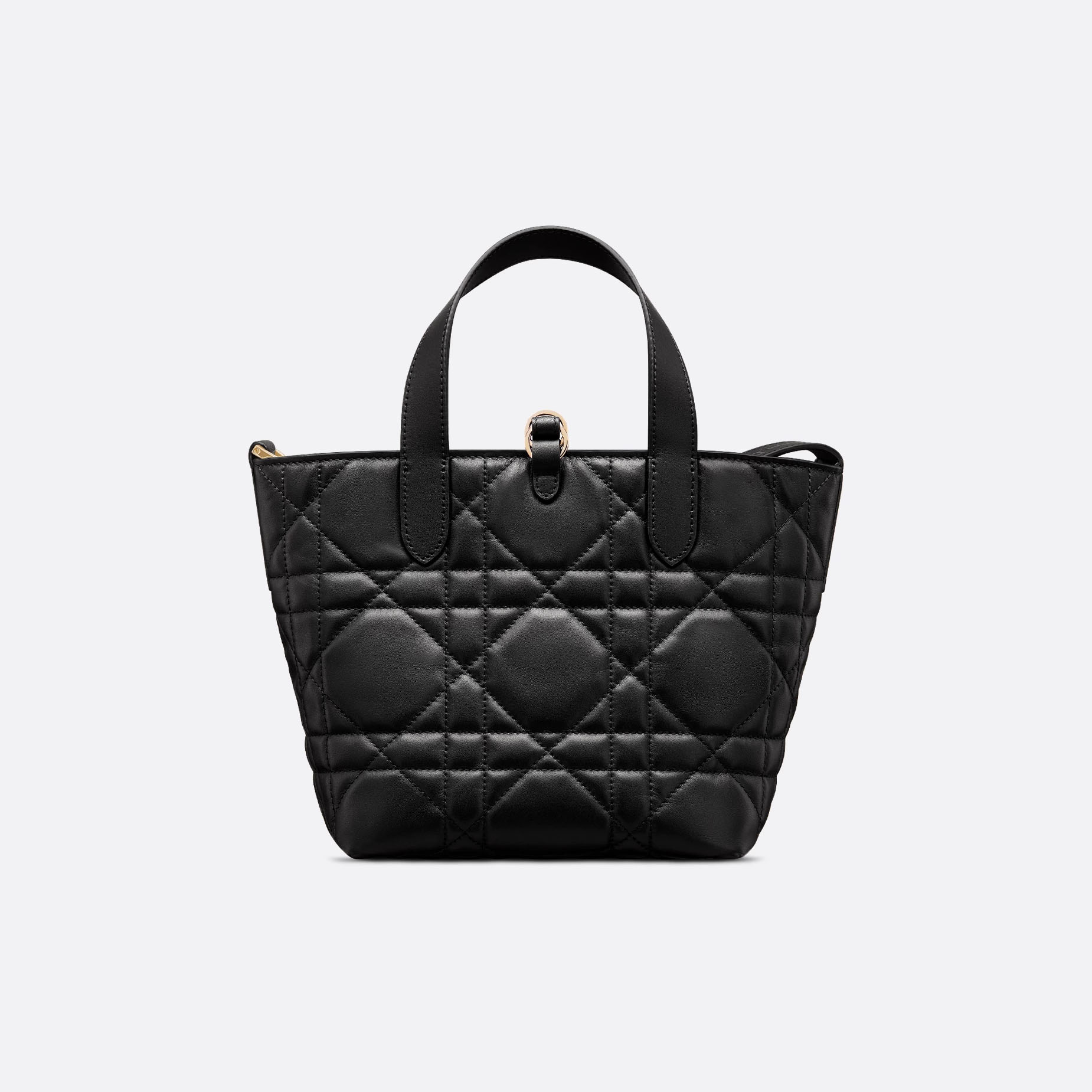 Dior Toujours Vertical Nano Tote Bag In Light Pink/Black/White/Beige Crossbody Bags Calfskin Leather Top-Handle Bags - 图片 7