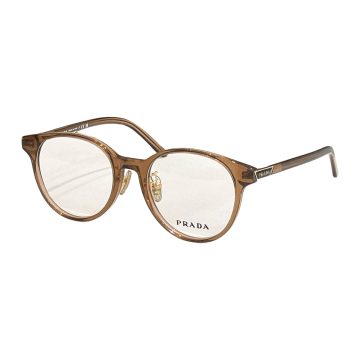 Prada Boston frame glasses brown/grey/black/leopard color transparent lens Size 54口18-140