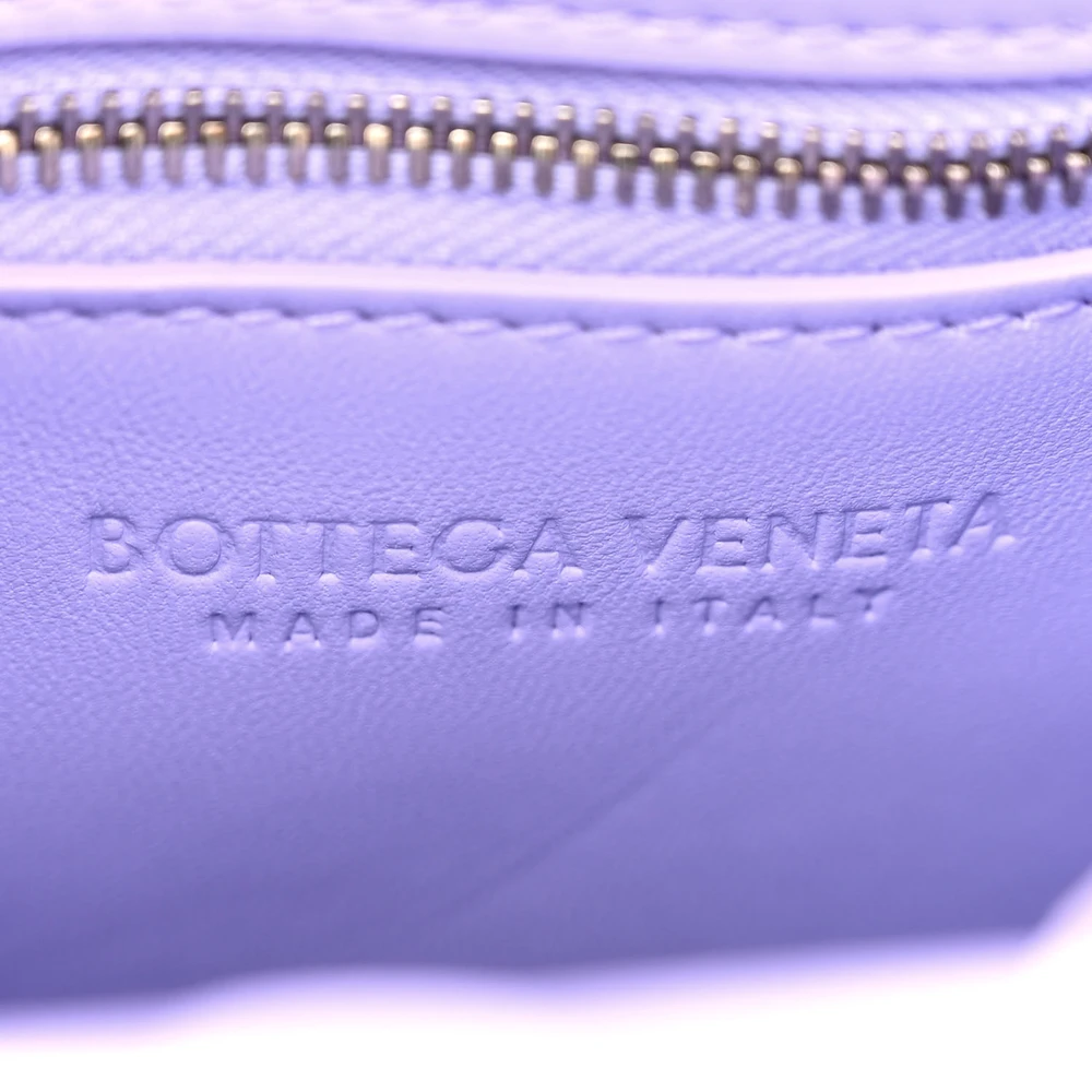 Bottega Veneta Maxi Intrecciato Mini North-South Cassette Tote Wisteria Lambskin Leather - 图片 2