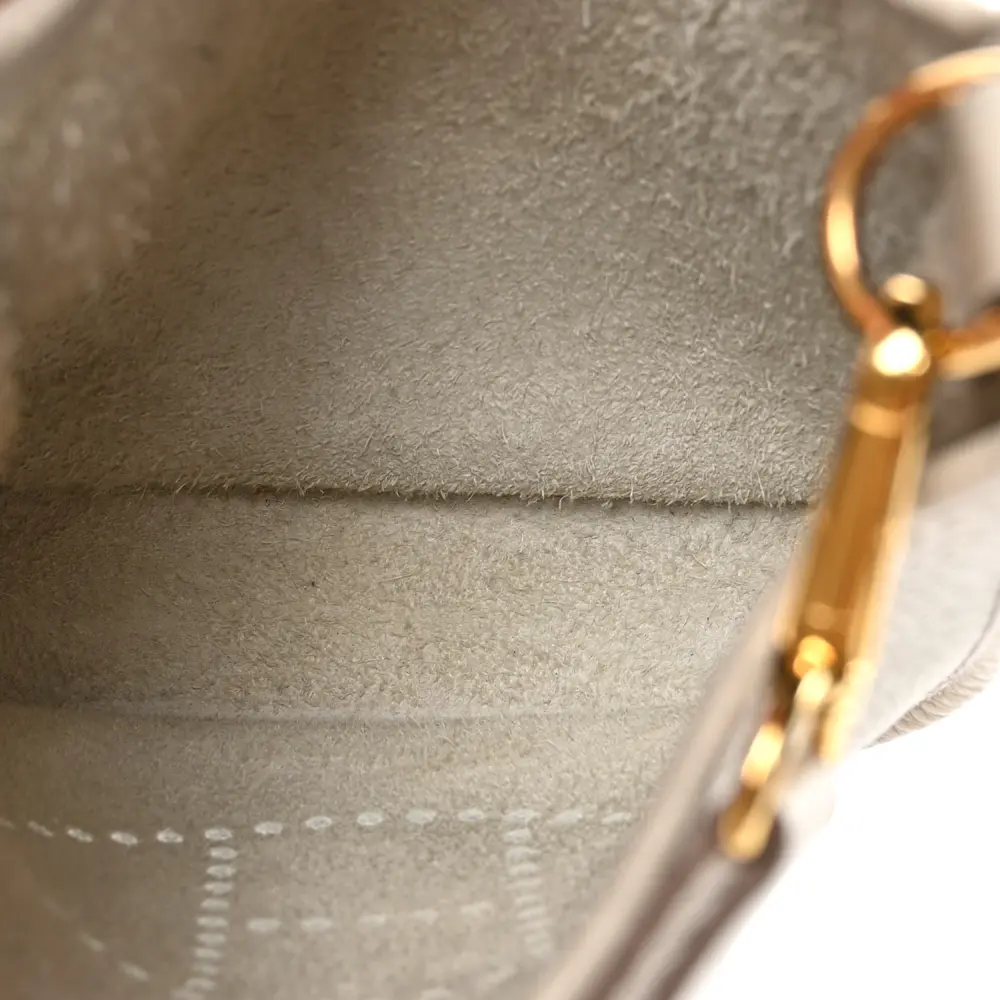 Hermès Amazone Evelyne TPM Béton Taurillon Clemence Leather Palladium Hardware - 图片 7