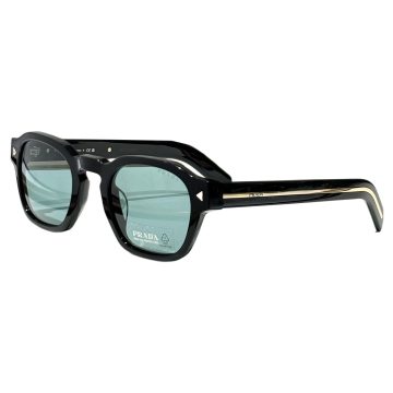 Prada square frame glasses aqua/brown/black/amber color Size 49-24-145