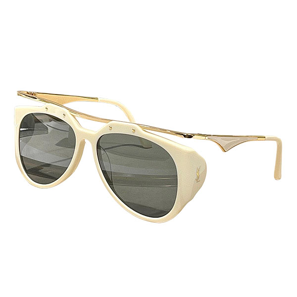 Saint Laurent aviator glasses leopard/ivory/black/brown color Size 55口16-135 - 图片 5