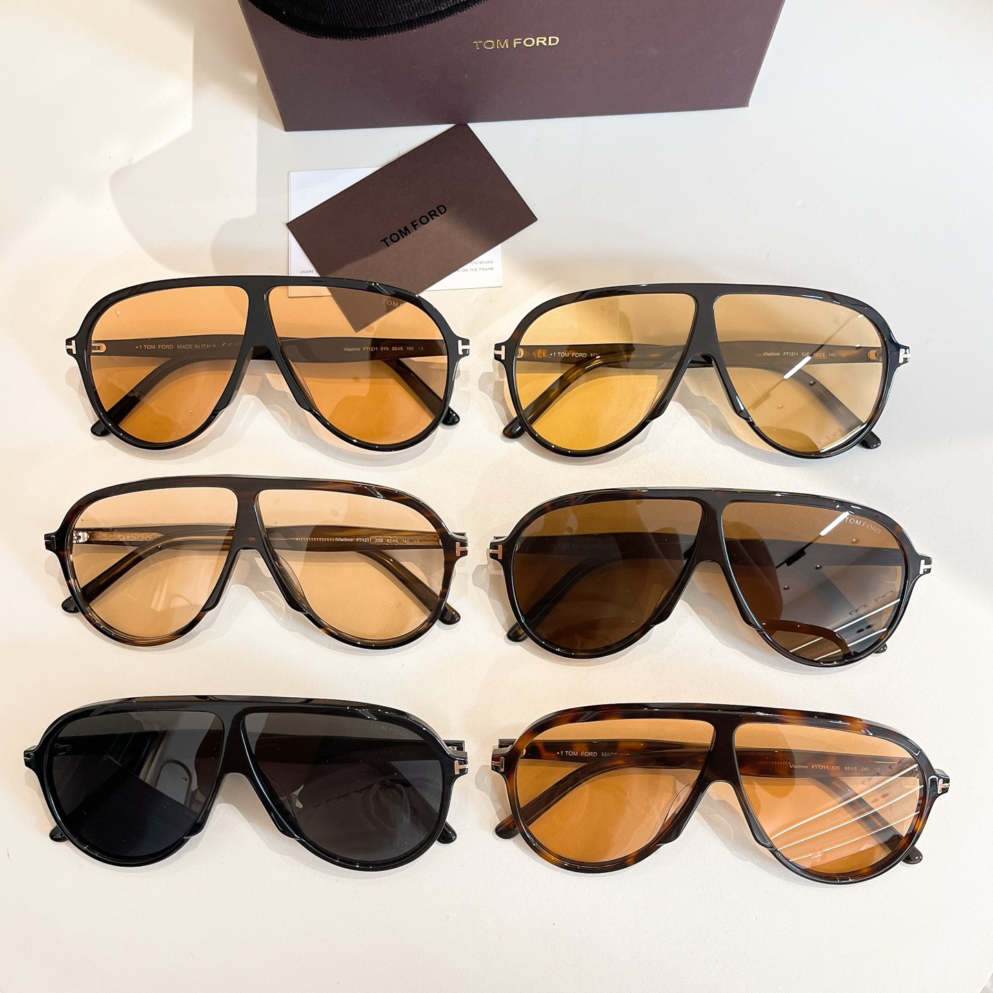 Tom Ford Pilot glasses leopard tawny/black tawny/black brown/leopard apricot/leopard sepia/black color Size 65口5-140 - 图片 8