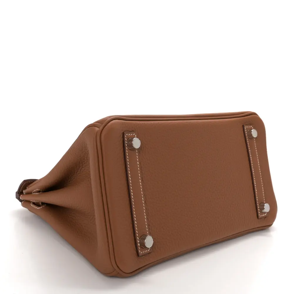Hermès Birkin 25 Brown Togo Leather Palladium Hardware - 图片 6