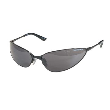Balenciaga glasses black/black silver/silver/mirrored black color Size 58口18-140