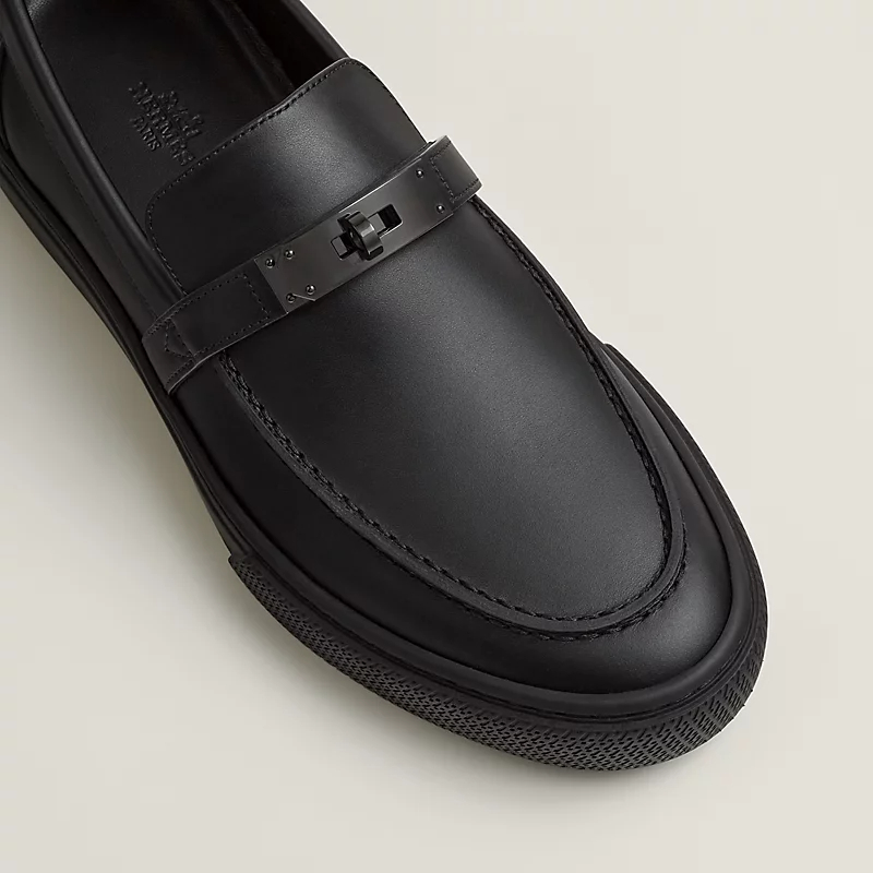 HERMES Game Black Loafers - 图片 4