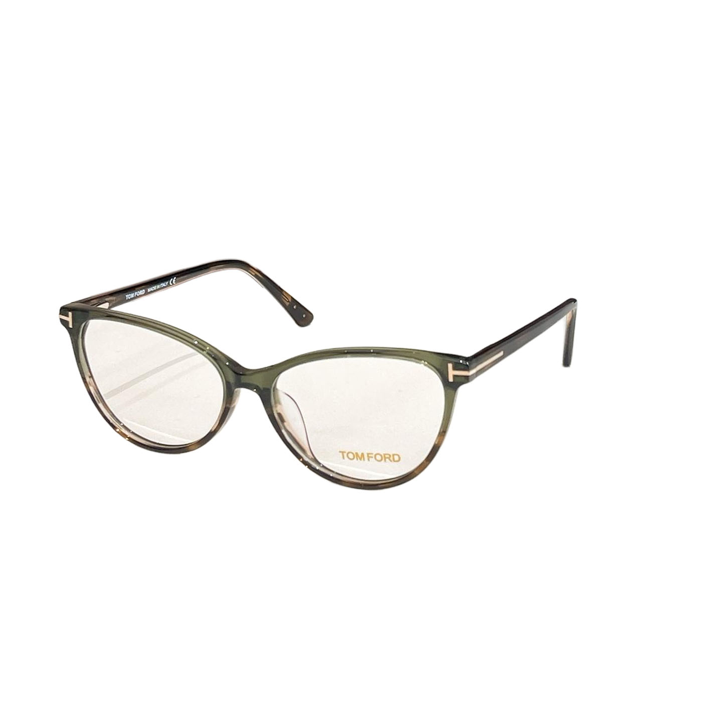 Tom Ford Cat Eye glasses leopard/blue/transparent/grey/citron/green/black color Size 54口16-145 - 图片 6