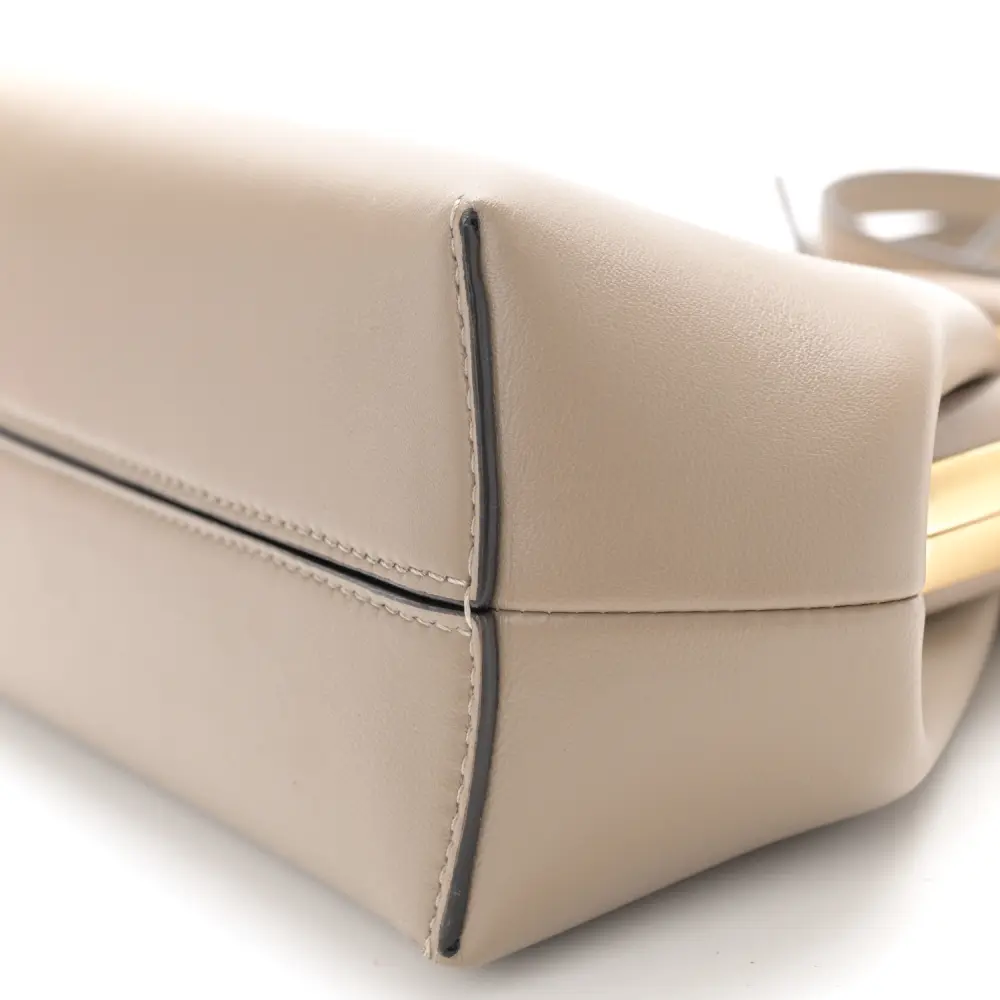 Fendi Small Fendi First Dove Grey Shiny Nappa Leather Gold Hardware - 图片 5