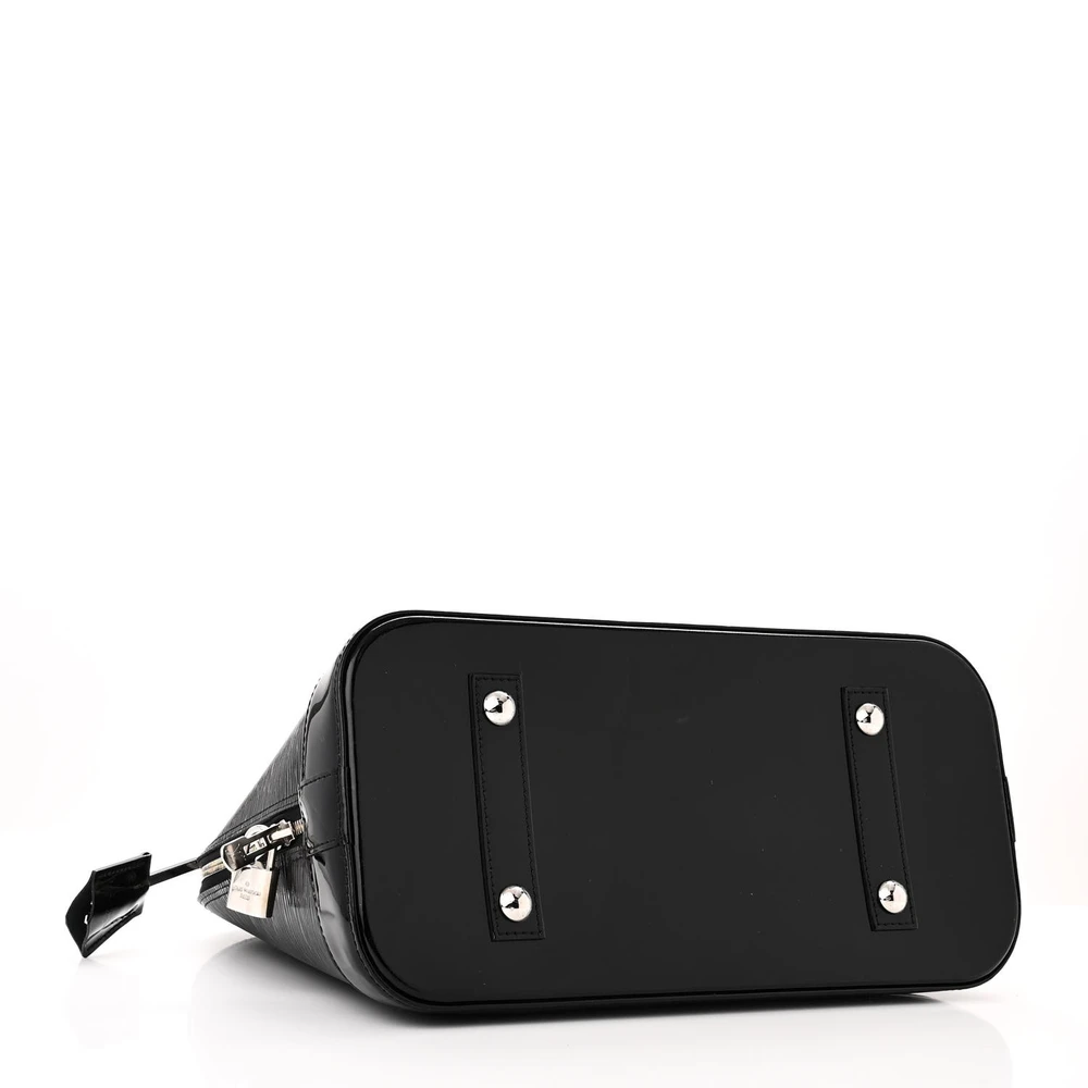 Louis Vuitton Alma GM Black Epi Leather Electric Silver Hardware - 图片 6