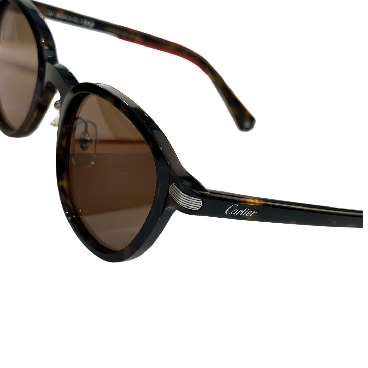 Cartier Boston frame glasses leopard/black grey/black brown/black gold/black silver/burgundy color Size 51口23-145 - 图片 3