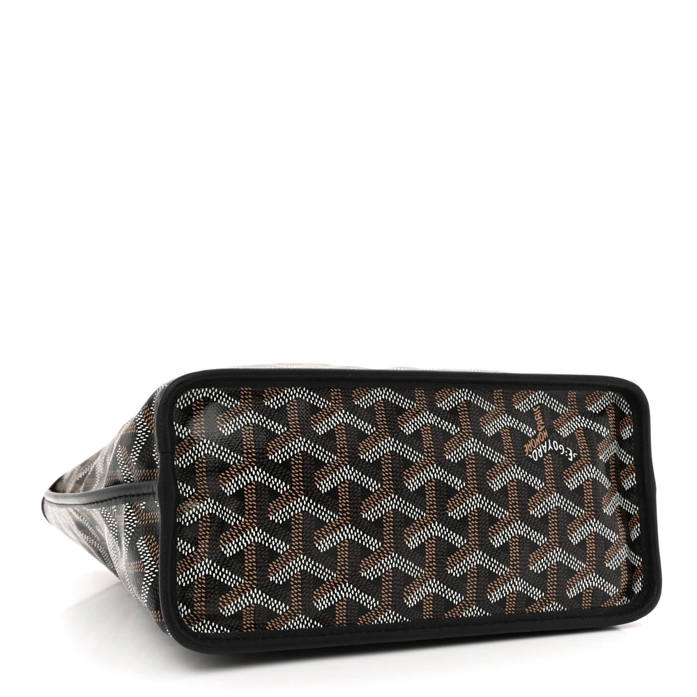 Goyard Mini Reversible Anjou Black Goyardine Canvas - 图片 6