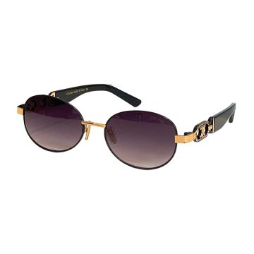 Celine Oval glasses eggplant/green gold/pink/leopard/green/white/black color Size 56口23-140