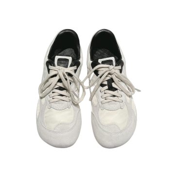 Bottega Veneta Orbit Flash Sneakers In Ice/Black Suede And Nylon Lace-Up Sneaker With Leather Trims