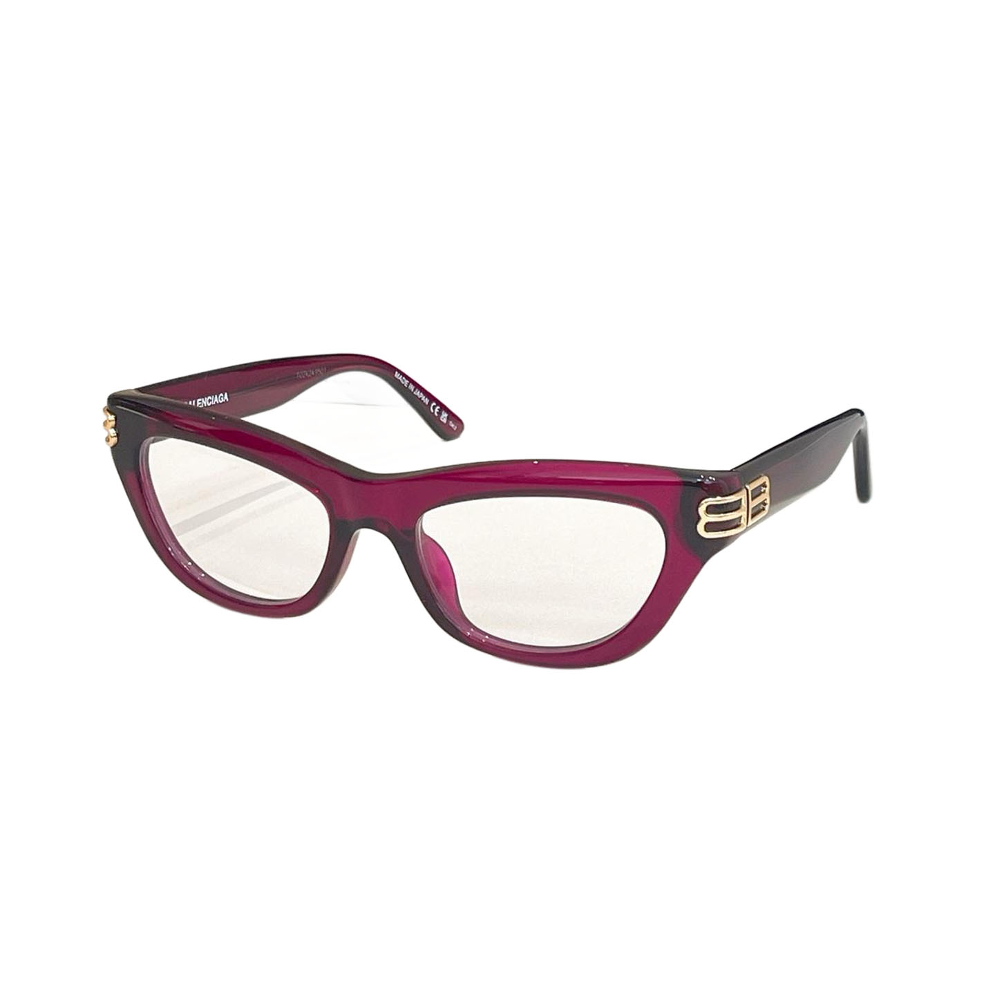 Balenciaga glasses tawny/grey/red purple/black/black gold/leopard/transparent tawny/purple/transparent grey color Size 54口19-140 - 图片 8