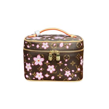 Louis Vuitton x Murakami Takashi Nice Mini Sakura Brown Gold Hardware
