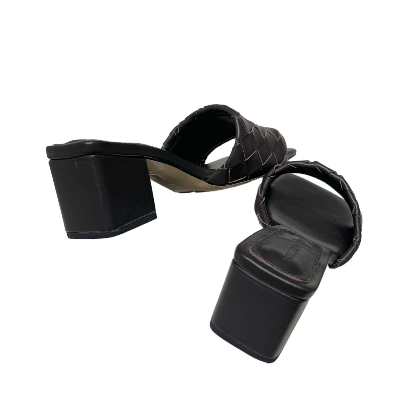 Bottega Veneta Parco Mule In Chocolate Brown Intrecciato Leather Kitten-Heel Mule Sandal (Heel Height 4.5cm) - 图片 4