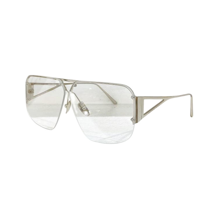 Bottega Veneta Pilot shape glasses titanium/gold/silver/tawny/brown/blue/eggplant/mirrored yellow color Size 57口05-145 - 图片 6