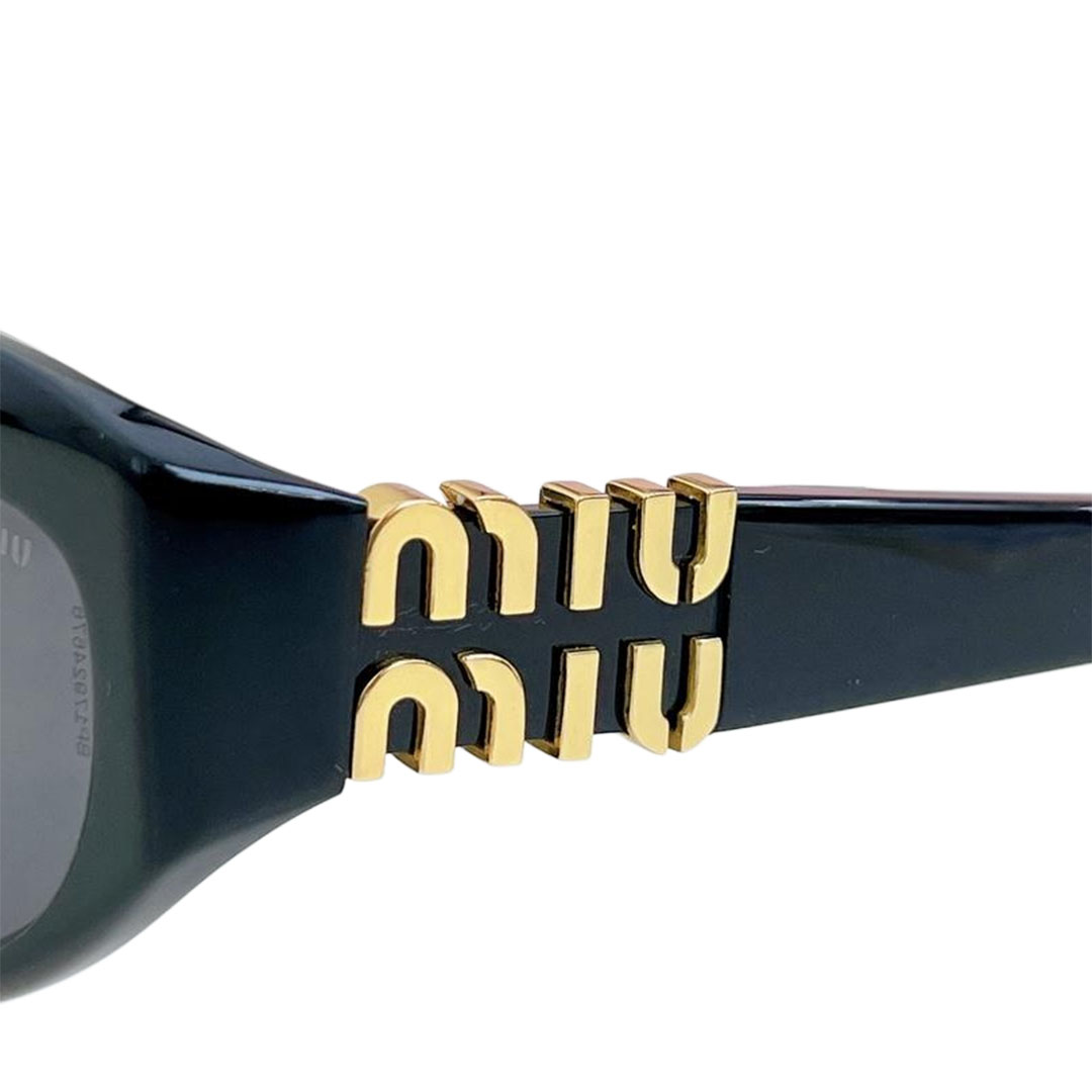 Miu Miu glasses black gold/leopard/apricot/purple color Size 59口17-130 - 图片 2