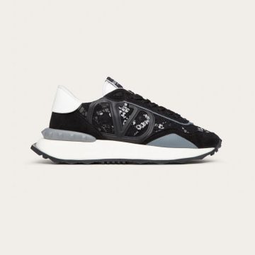 VALENTINO LACERUNNER  Women's lace and mesh sneakers