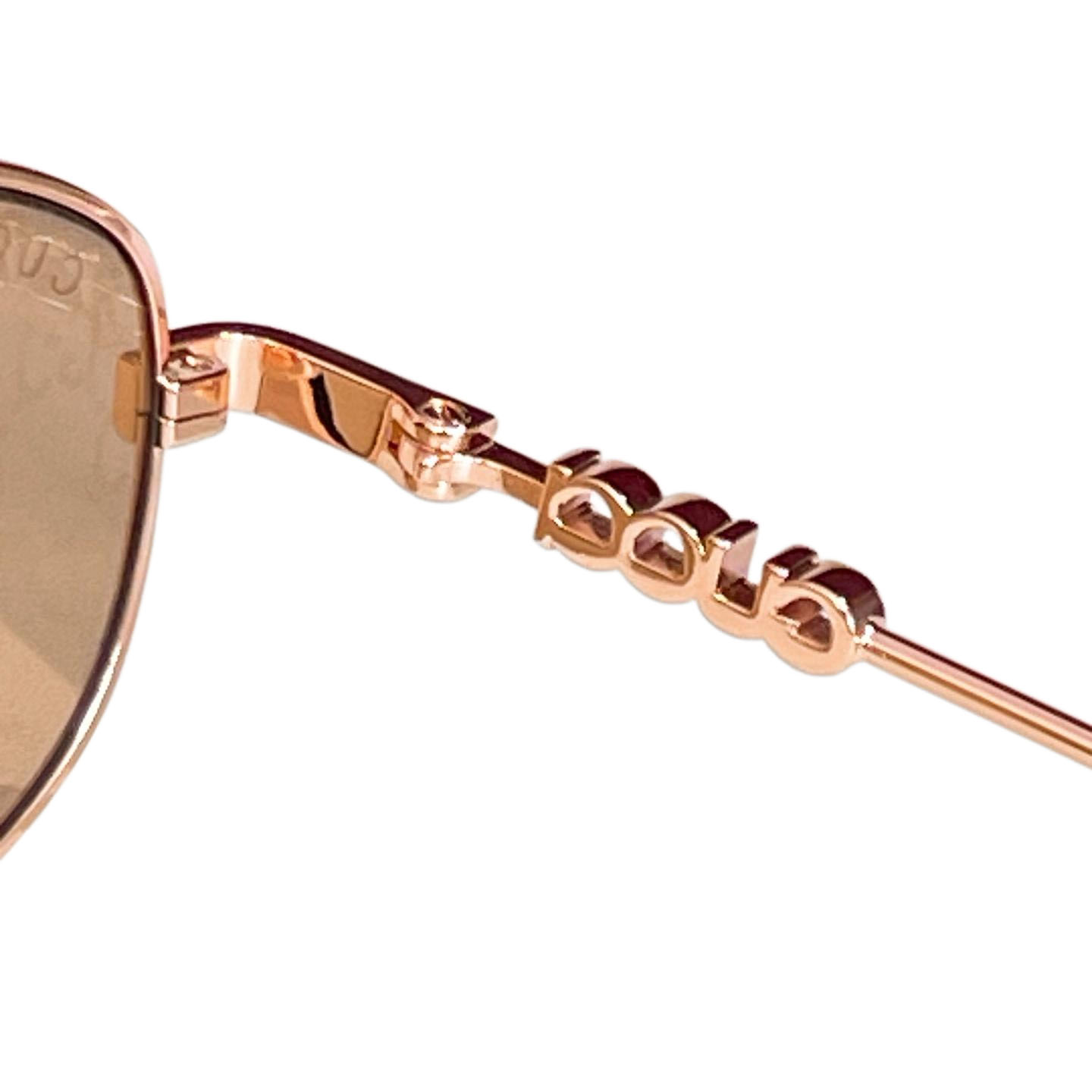 Gucci Oval glasses rose gold with guccissima/silver/gold/rose gold/pink rose gold/green silver/black gold/red silver color Size 52口18-145 - 图片 5