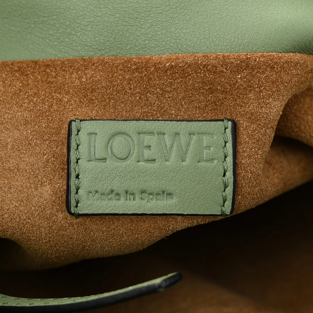 Loewe Flamenco Knot Bag Mini Avocado Calfskin Leather - 图片 2