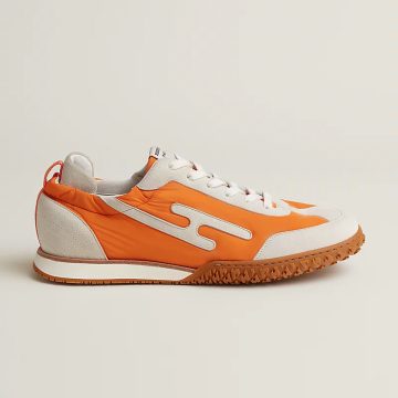HERMES Jet Sneakers Oranage Sports Shoes