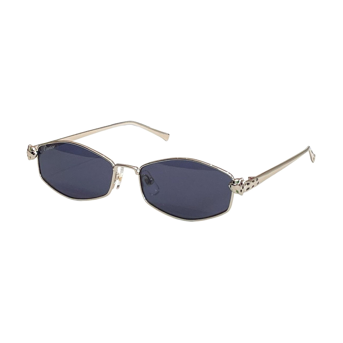 Cartier glasses silver/red silver/eggplant silver/plum gold/brown gold/black gold/blue silver color Size 52口18-140 - 图片 7