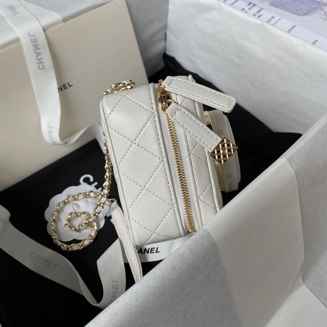 Chanel Camera bag white/black/red/milk tea color Crossbody Bags - 图片 7