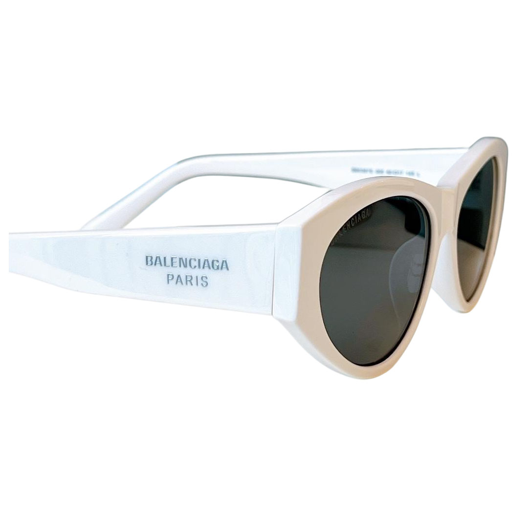 Balenciaga Cat Eye glasses white/green leopard/black leopard/coffee/black color Size 60口17-145 - 图片 2