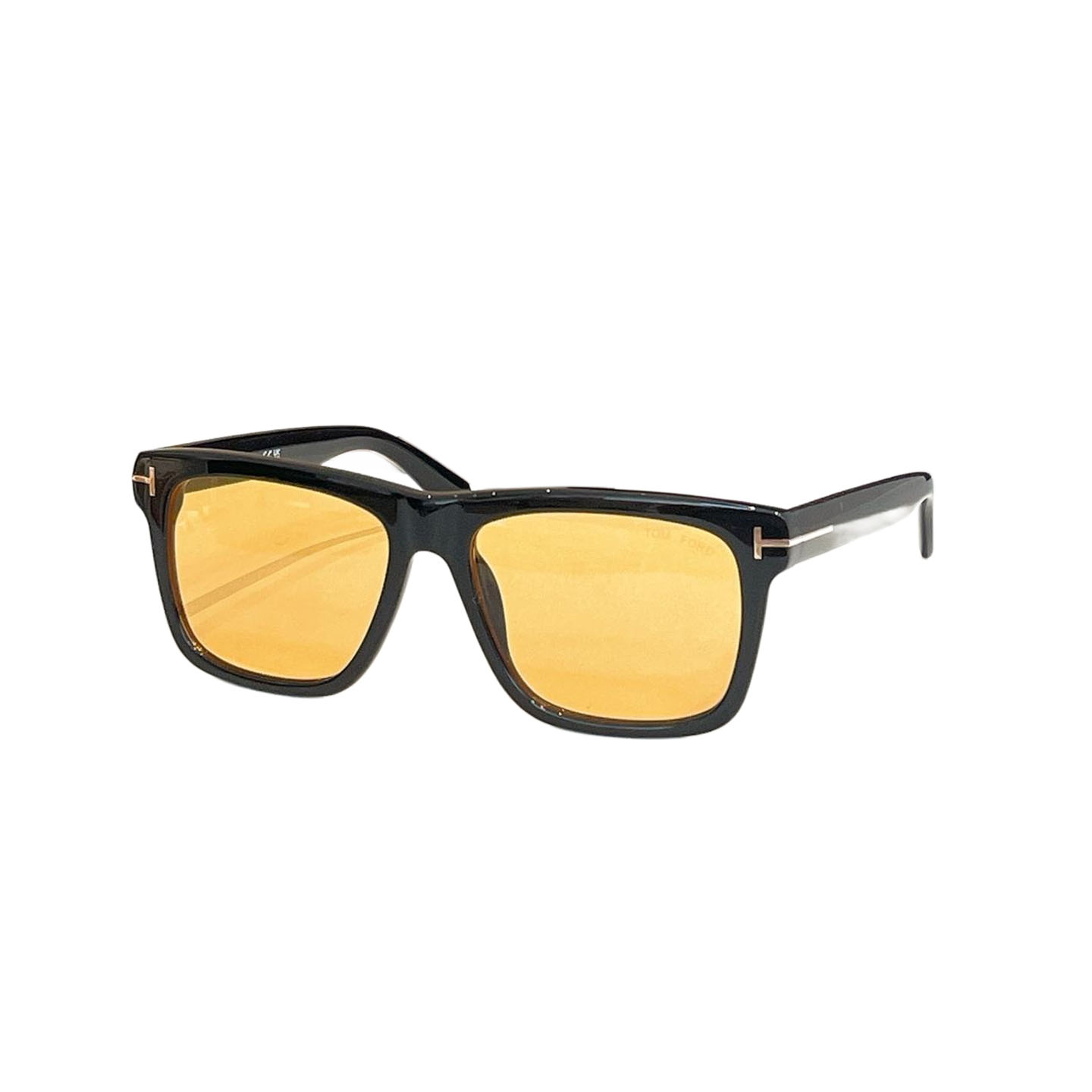 Tom Ford square frame glasses leopard blue/grey/leopard mustard/black/leopard cyan/black tawny/black brown/black orange color Size 58口17-145 - 图片 8