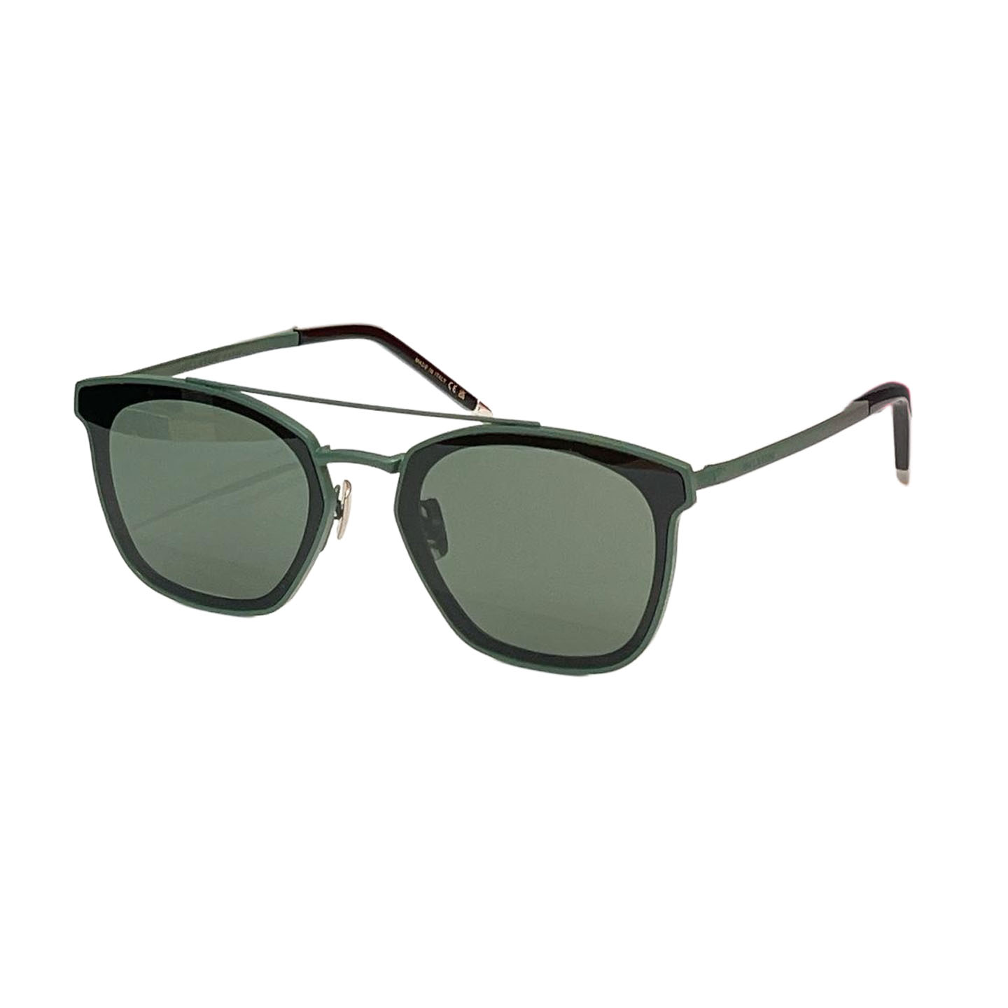 Saint Laurent Wayfarer glasses black gold/black/green/red gold/grey color transparent lens Size 61口17-145 - 图片 3