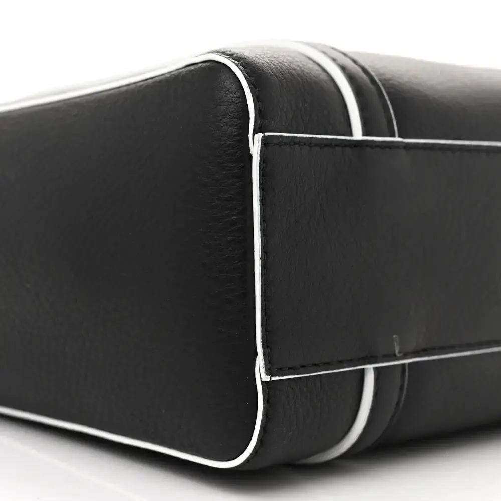 Balenciaga XXS Everyday Tote Black/White Smooth Calfskin Leather Logo Double Sided - 图片 4