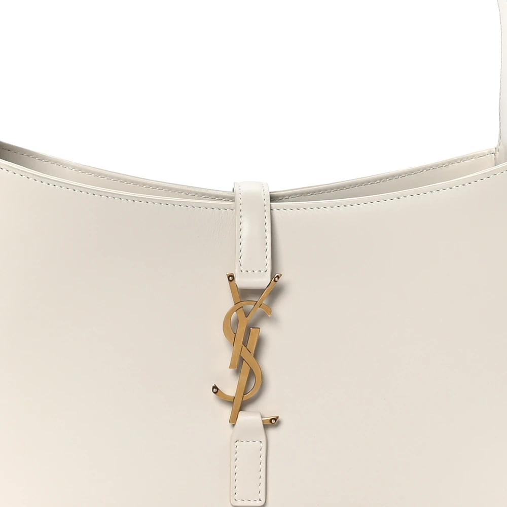 Saint Laurent Medium Le 5 À 7 Hobo Crema Soft Smooth Calfskin Leather Gold Hardware - 图片 8
