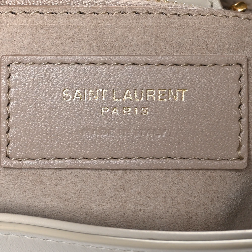 Saint Laurent Medium Le 5 À 7 Hobo Crema Soft Smooth Calfskin Leather Gold Hardware - 图片 2