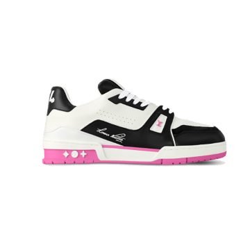 Louis Vuitton White with Black pink Sneakers