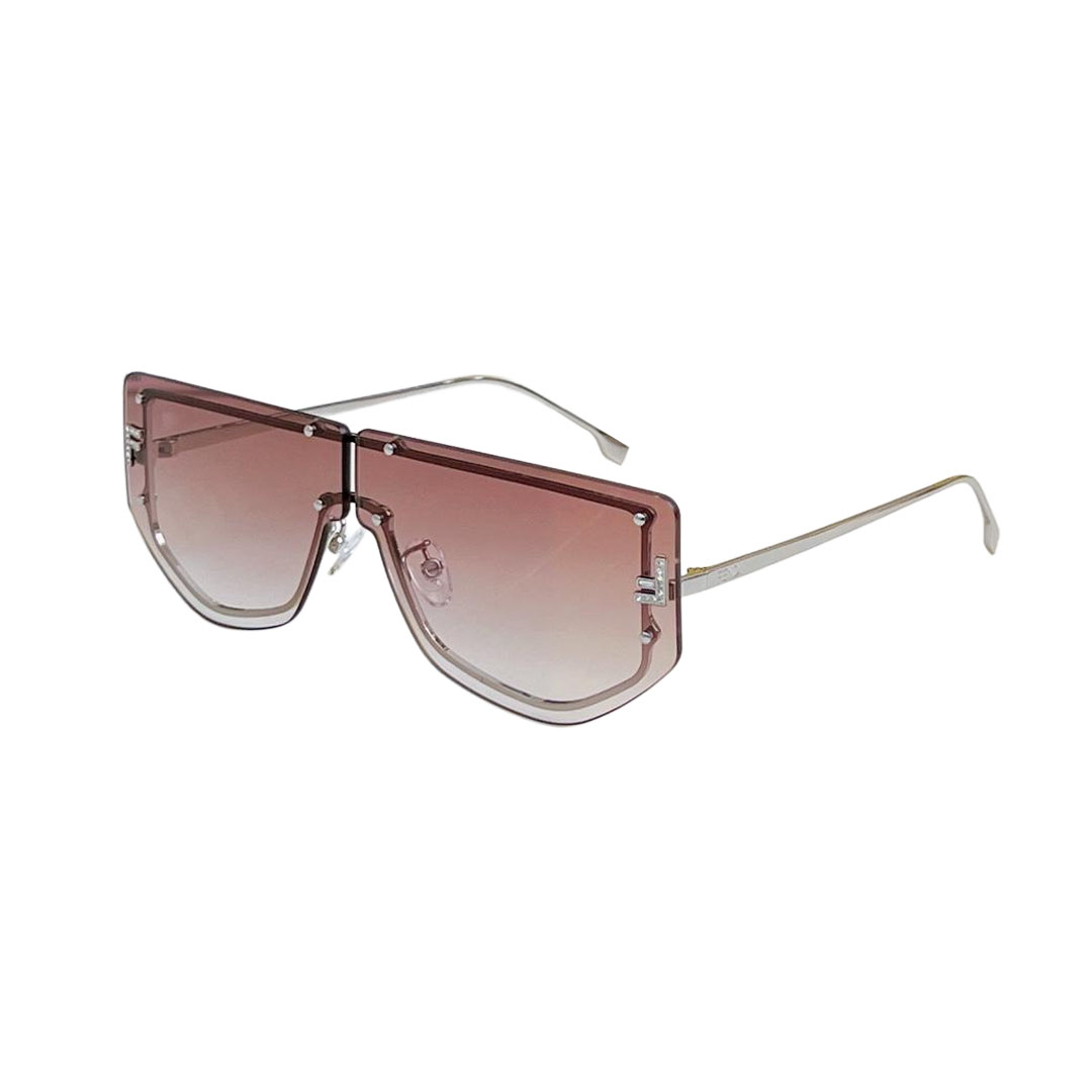 Fendi glasses gradient brown/gradient purple/gradient red/gradient green color Size 71口1-145 - 图片 5